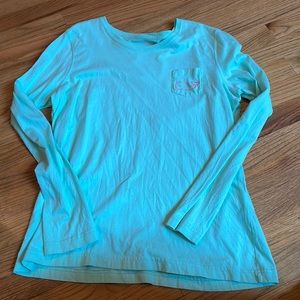Vineyard Vines long sleeve tee-mint green with pink-size large-cute!